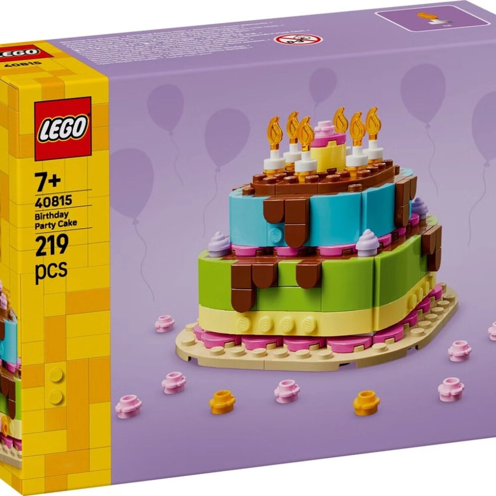 NEW LEGO 40815 Birthday Party Cake Building Block Toy Princess Gift 40815